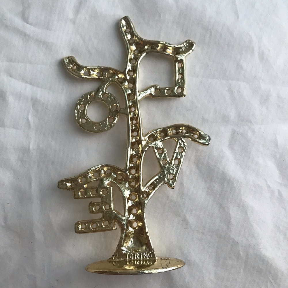 Gold-tone 'LOVE' Jewelry Tree - Picture 2 of 5